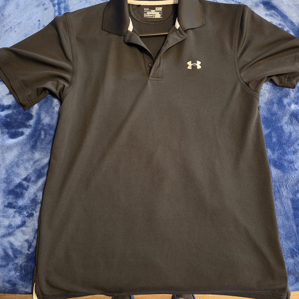 Under Armour Black Casual Button Down Shirt